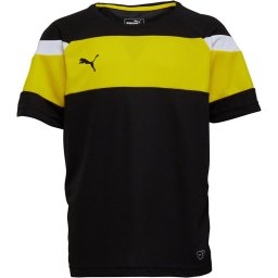Puma Junior Spirit II Jersey Black/Yellow