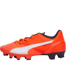 Puma Junior evoSPEED 1.4 FG Lava Blast/White/Total Eclipse