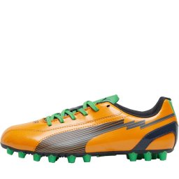 Puma Junior evoSPEED 5 AG Orange/Black/Gecko Green