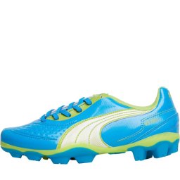 Puma Junior V5.11 R MG Multiple Artificial Grass Atomic Blue/Puma White/Safety Yellow