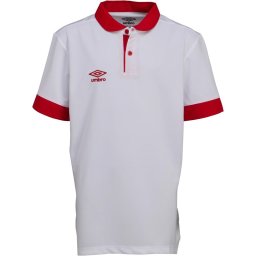 Umbro Junior Trophy Match Jersey White/Vermillion