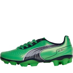 Puma Junior V5.11 R MG Multiple Artificial Grass Fluorescent Green/Puma Black/White
