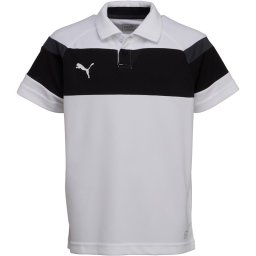 Puma Junior Spirit II Leisure Polo White/Black
