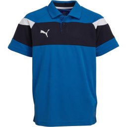 Puma Junior Spirit II Leisure Polo Royal/White