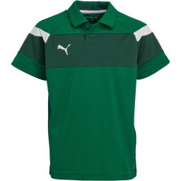 Puma Junior Spirit II Leisure Polo Green/White