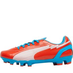 Puma Junior evoSPEED 5 FG Orange/White/Hawaiian Ocean