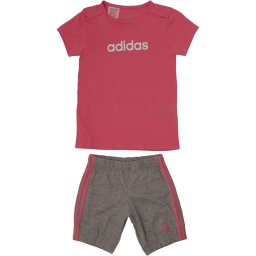 adidas Baby Summer Easy T-And Set Chalk Pink/White