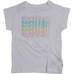 Converse Asymmetrical Tie Front T-White