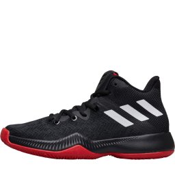 adidas Junior Mad Bounce BasketBlack/ White/Scarlet