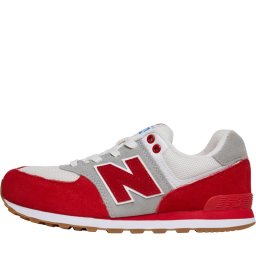 New Balance Junior 574 Red/White