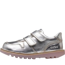 Kickers Glow Velcro Silver/White