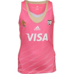 adidas Junior Las Leonas CAH Argentina National Field Hockey Away Jersey Pink