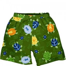 Boxeri inot baieti cu scutec si insert integrat Iplay Swim Turtle
