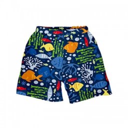 Boxeri inot baieti cu scutec si insert integrat Iplay Swim Undersea
