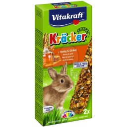 Baton dublu Vitakraft pentru iepure, cu miere si alac 2 buc. in cutie
