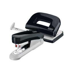 Set Novus(capsator+perforator+capse), negru