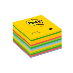 Cub notite adezive Post-it Briliant, 76 x 76 mm, 450 file, Ultra