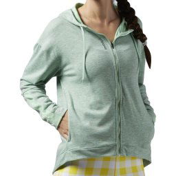 Hanorac Reebok Workout Ready Full Zip pentru femei