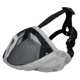 Trixie botniță pentru rase cu bot scurt - gri S-M (TRX17626)