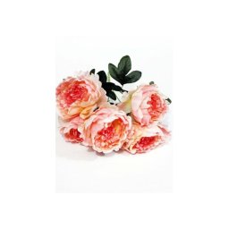 Flori Artificiale Buchet 5 Bujori Somon