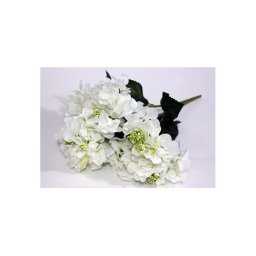 Flori Artificiale Buchet Hortensie 6 Flori Alb