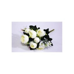Flori Artificiale Buchet Ranunculus Alb