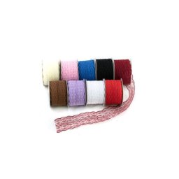 Panglica Dantela Cu Doua Dungi Mijloc 4,5Cm/9M