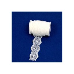 Panglica Dantela Elastica Cercuri 4Cm/22M