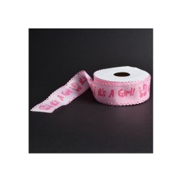 Panglica Saten It'S A Boy/It'S A Girl 3.5Cm/9.5M