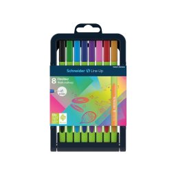 Liner SCHNEIDER Line-Up, varf fetru 0.4mm, 8 culori/set
