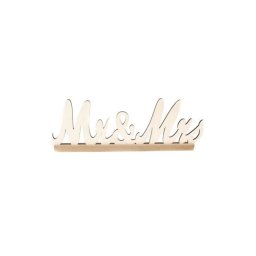 Ornamente Din Lemn Scris Mr&Amp;Mrs