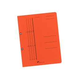 Dosar de incopciat premium cu capse 1/1, 10 buc/set - rosu