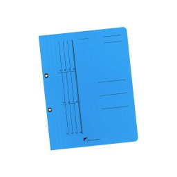 Dosar de incopciat premium cu capse 1/1, 10 buc/set - albastru