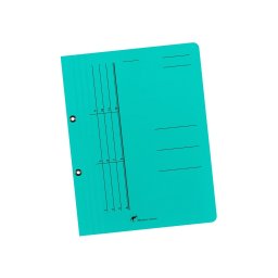 Dosar de incopciat premium cu capse 1/1, 10 buc/set - verde