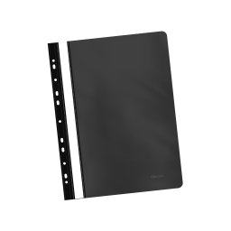 Dosar cu sina si multiperforatii übers 25 buc/set - negru