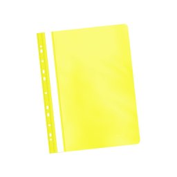 Dosar cu sina si multiperforatii übers 25 buc/set - galben