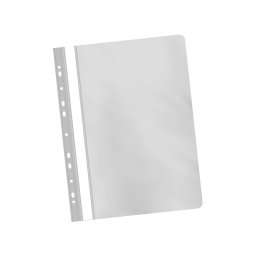 Dosar cu sina si multiperforatii übers 25 buc/set - gri