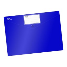 Mapa cu buton A4 10 buc/set - albastru