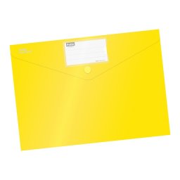 Mapa cu buton A4 10 buc/set - galben
