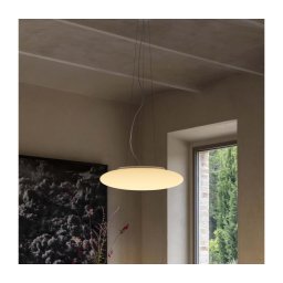 Ideal Lux - Lustră suspendată SMARTIES pe cablu, 3x E27/42W/230V, 50 cm, alb