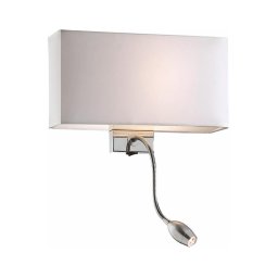 Ideal Lux - Lampă LED flexibilă de perete HOTEL 1xE27/60W + LED/1,5W/230V