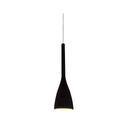 Ideal Lux - Lustră pe cablu FLUT 1xE14/40W/230V, Ø 10,5 cm, negru