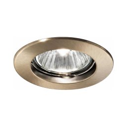 Ideal Lux - Spot încastrat JAZZ 1xGU10/50W/230V Ø 7,7 cm bronz