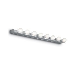 Ideal lux - Aplică perete 8xE14/40W/230V crom