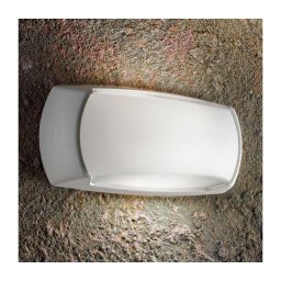Ideal lux - Aplică perete exterior 1xE27/23W/230V alb IP66