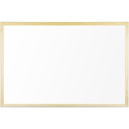 Whiteboard magnetic cu rama din lemn 80 x 60 cm Bi-silque
