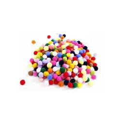 Ciucuri Model Pom Pom Colorati 1.5Cm