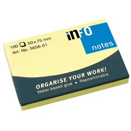 Notes adeziv Yellow 50 x 75 mm, 12 set/pachet