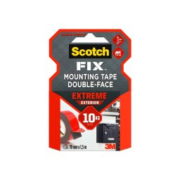 Bandă dublu adezivă montare exterior, 19 mm x 1,5 m 3M Scotch-Fix™ Extreme