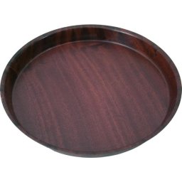 Tava rotunda pentru bar din lemn presat, diam 33 cm
